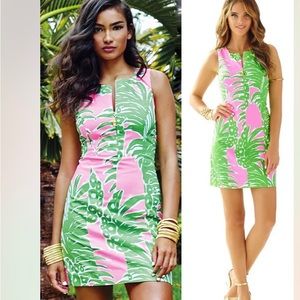 Lilly Pulitzer Mila shift pink pout dress